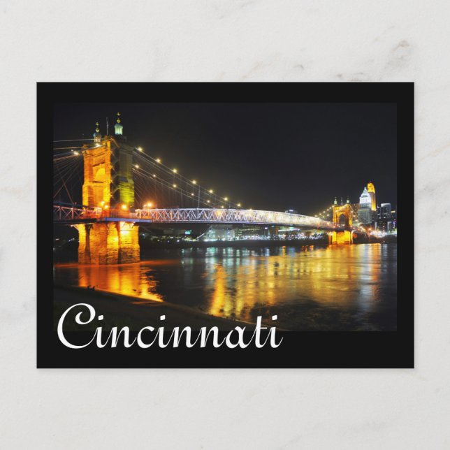 Cincinnati, Ohio, the Queen City. Postcard (Front)