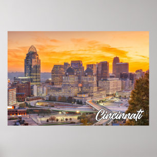 Cincinnati, Ohio, USA Poster