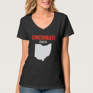 CINCINNATI Ohio USA State America Travel Ohioan T-Shirt