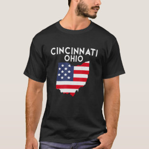 Cincinnati Ohio USA State America Travel Ohioan T-Shirt