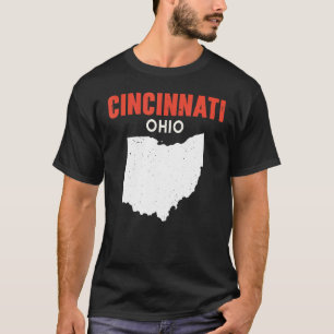 CINCINNATI Ohio USA State America Travel Ohioan T-Shirt