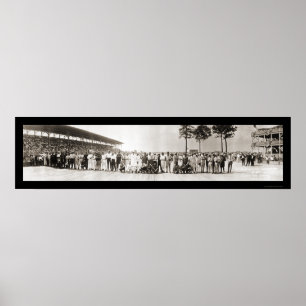 Cincinnati Race Driver Photo 1916 Poster