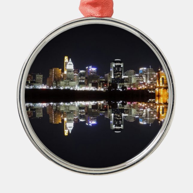 Cincinnati Reflection Metal Tree Decoration (Front)