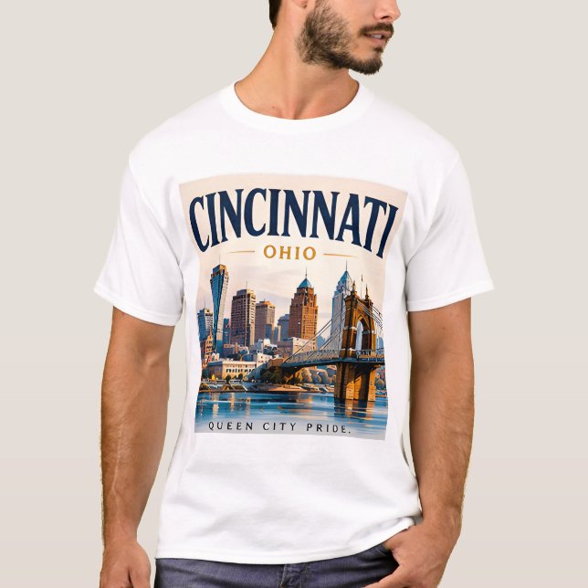 Cincinnati River City T-Shirt (Front)