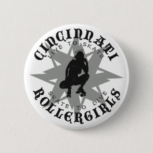 Cincinnati Rollergirls Button
