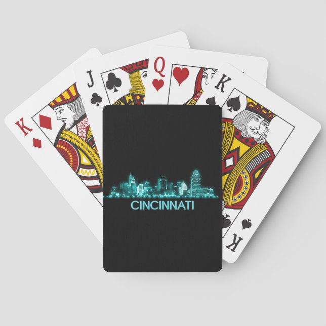 Cincinnati Skyline Playing Cards (Back)