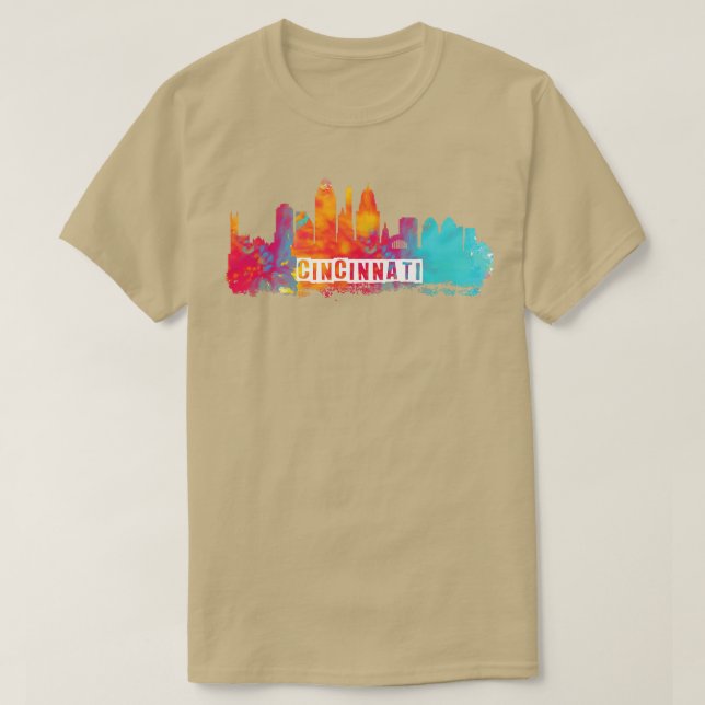 Cincinnati Skyline T-Shirt (Design Front)