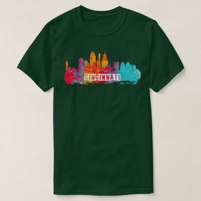 Cincinnati Skyline T-Shirt (Design Front)