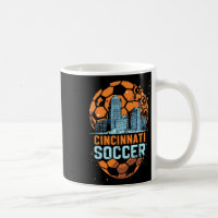 Cincinnati Soccer City Skyline Cool Cincy 513