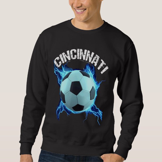 Cincinnati Soccer Retro Sweatshirt (Front)