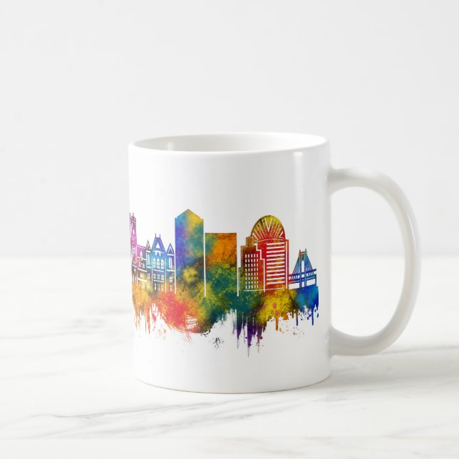Cincinnati USA Skyline Coffee Mug (Right)