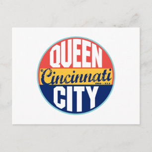 Cincinnati Vintage Label Postcard
