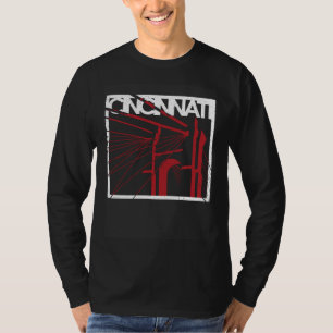 Cincinnatiu2019s Bridge Ohio river Cincy Travel So T-Shirt