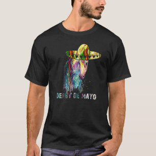 Cinco De Derby Mexican Kentucky Horse Race T-Shirt