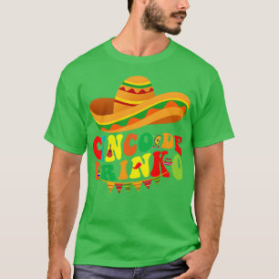 Cinco De Drinko Mayo Mexican Party Drinking Retro T-Shirt