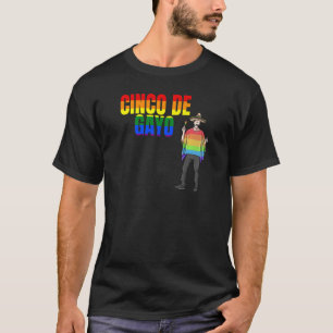 Cinco De Gayo Mayo Lgbt Gay Pride Awe T-Shirt