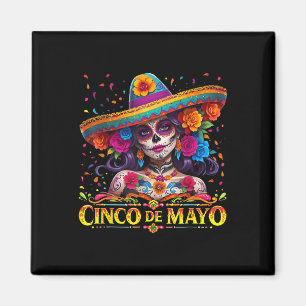 Cinco De Mayo 2025 Mexican Fiesta 5 De Mayo Girls Magnet