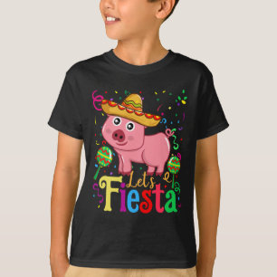 Cinco De Mayo 2025 Shirt Funny Mexican Pig Let's F