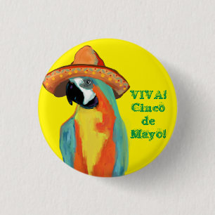 CINCO DE MAYO 3 CM ROUND BADGE