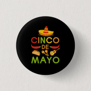 Cinco de Mayo 3 Cm Round Badge