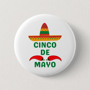 Cinco De Mayo 6 Cm Round Badge