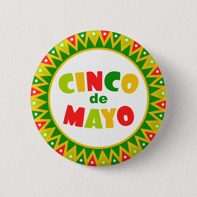 Cinco de Mayo 6 Cm Round Badge (Front)