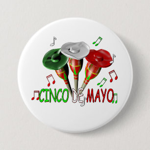 Cinco de Mayo 7.5 Cm Round Badge