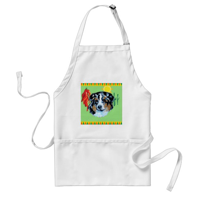 CINCO de MAYO AUSTRALIAN SHEPHERD Standard Apron (Front)