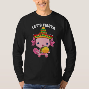 Cinco De Mayo Axolotl Taco Cute Mexican Axolotl Le T-Shirt