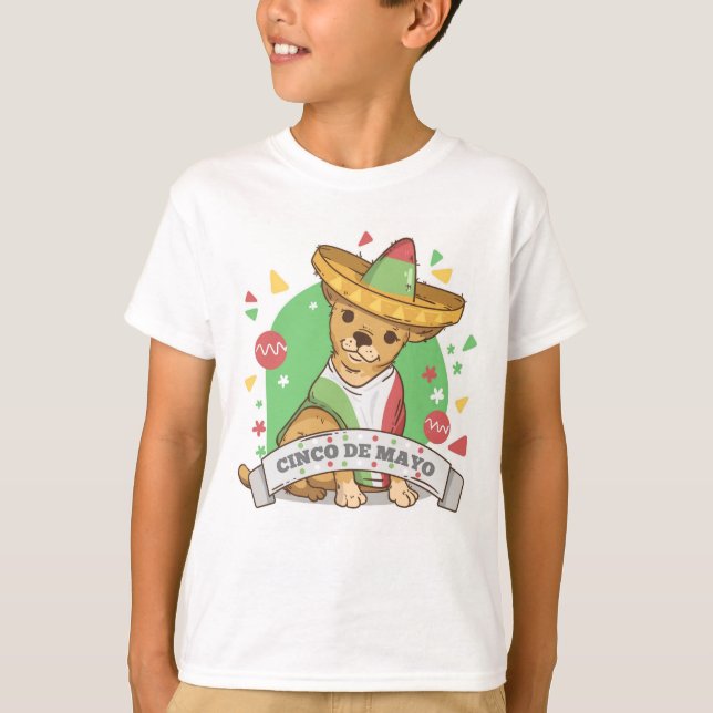 Cinco De Mayo Boys T-Shirt (Front)