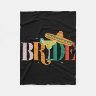 Cinco De Mayo Bride Margarita Bychelorette Party M Fleece Blanket