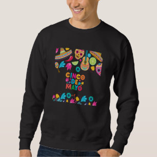 Cinco De Mayo Burritos Mexico Tacos and Avocado 1 Sweatshirt