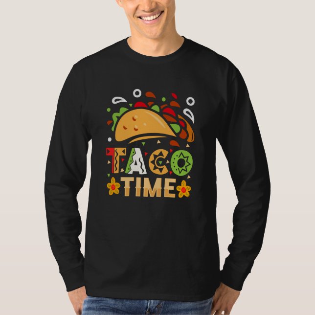 Cinco De Mayo Burritos Mexico Tacos and Avocado  1 T-Shirt (Front)