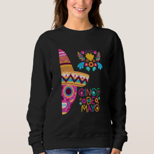 Cinco De Mayo Burritos Mexico Tacos and Avocado 2 Sweatshirt