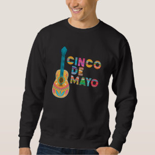 Cinco De Mayo Burritos Mexico Tacos and Avocado 3 Sweatshirt