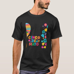 Cinco De Mayo Burritos Mexico Tacos and Avocado  3 T-Shirt