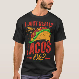 Cinco De Mayo Burritos Mexico Tacos and Avocado 55 T-Shirt