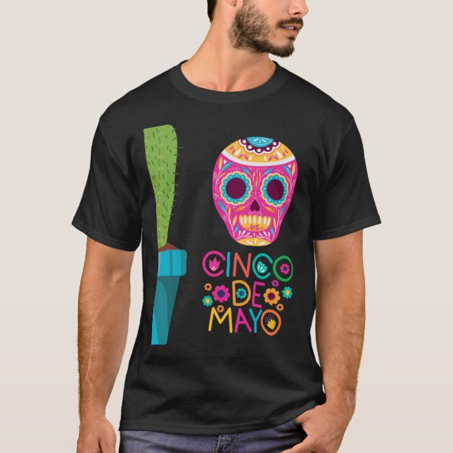 Cinco De Mayo Burritos Mexico Tacos and Avocado 68 T-Shirt (Front)