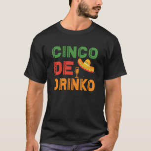 Cinco De Mayo Burritos Mexico Tacos and Avocado  7 T-Shirt