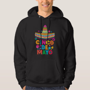 Cinco De Mayo Burritos  Mexico Tacos and Avocado   Hoodie
