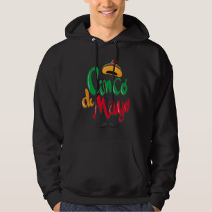 Cinco De Mayo Burritos  Mexico Tacos and Avocado   Hoodie