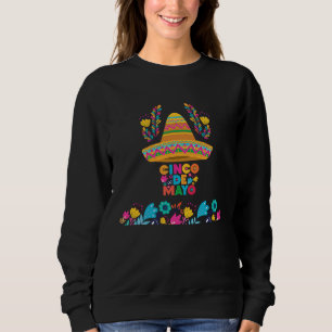 Cinco De Mayo Burritos Mexico Tacos and Avocado Sweatshirt