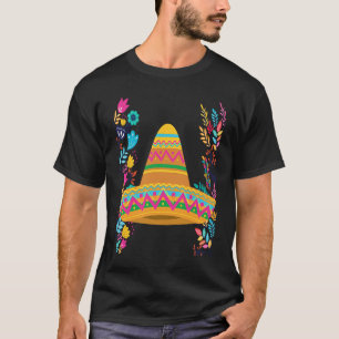 Cinco De Mayo Burritos  Mexico Tacos and Avocado   T-Shirt