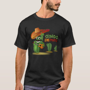 Cinco De Mayo Burritos  Mexico Tacos and Avocado   T-Shirt