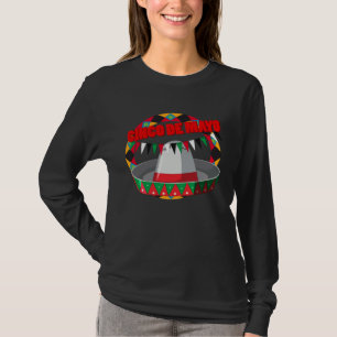 Cinco De Mayo Burritos Mexico Tacos and Avocado T-Shirt