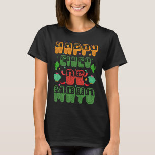 Cinco De Mayo Burritos Mexico Tacos and Avocado T-Shirt