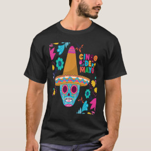 Cinco De Mayo Burritos Mexico Tacos and Avocado T-Shirt