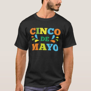 Cinco De Mayo Burritos Mexico Tacos and Avocado T-Shirt