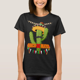 Cinco De Mayo Burritos  Mexico Tacos and Avocado   T-Shirt