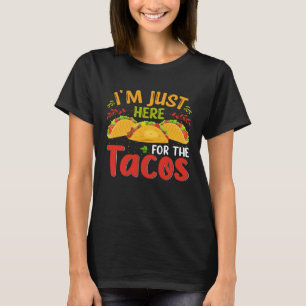 Cinco De Mayo Burritos  Mexico Tacos and Avocado   T-Shirt